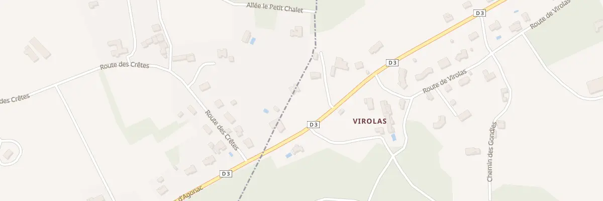 Plan du 4638 Rte d’Agonac à Château-l’Évêque