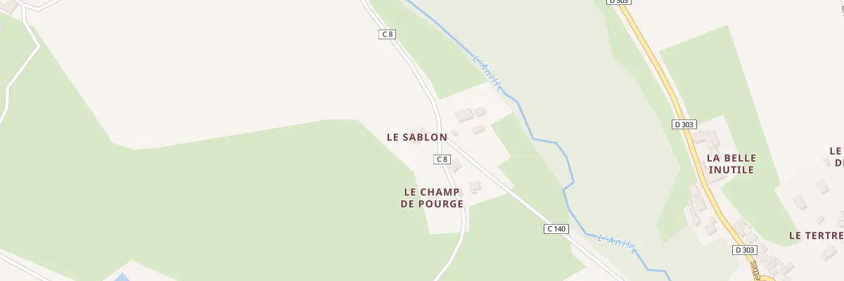 Plan du 5165 Le Sablon à Saint-Gervais-de-Vic
