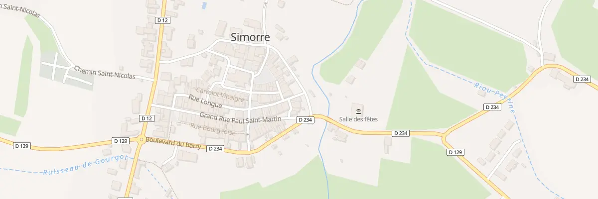Plan du 5143 Pl du Pont à Simorre