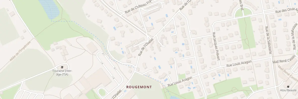 Plan du 61 Rue de l’Oiselet à Saint-Avertin