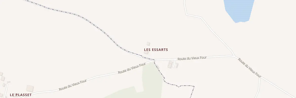 Plan du 1 Les Essarts à Abzac