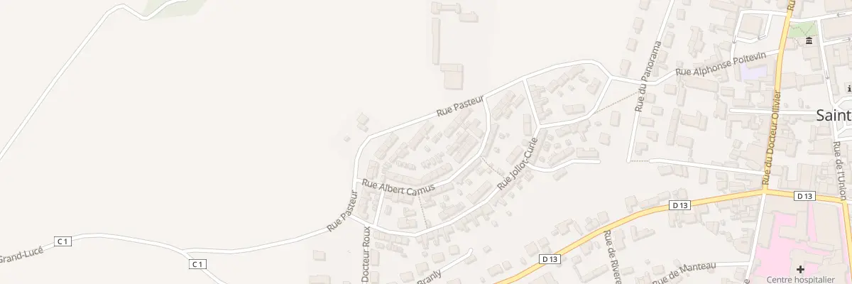 Plan du 17 Rue Pasteur à Saint-Calais