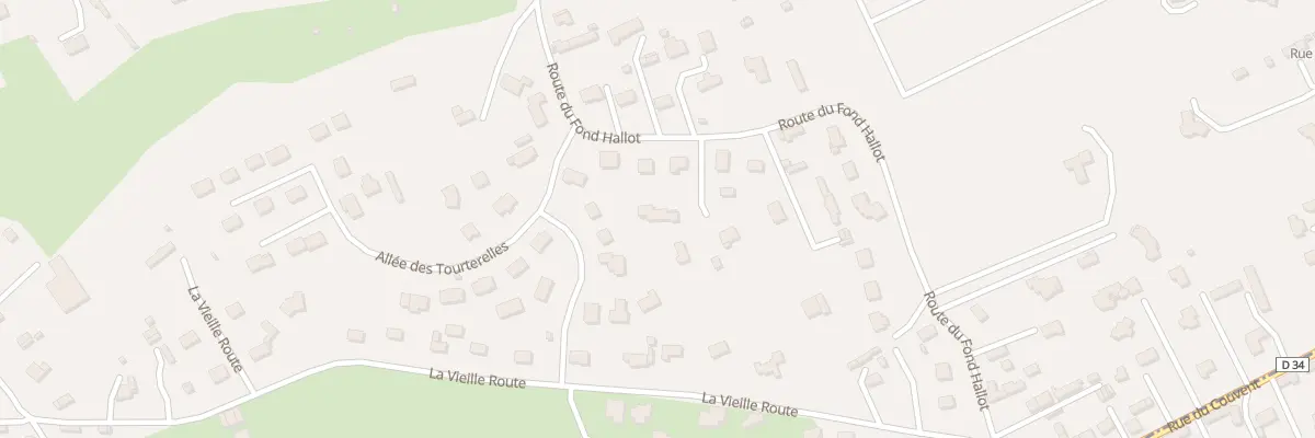 Plan du 373 Rte du Fond Hallot à Valliquerville