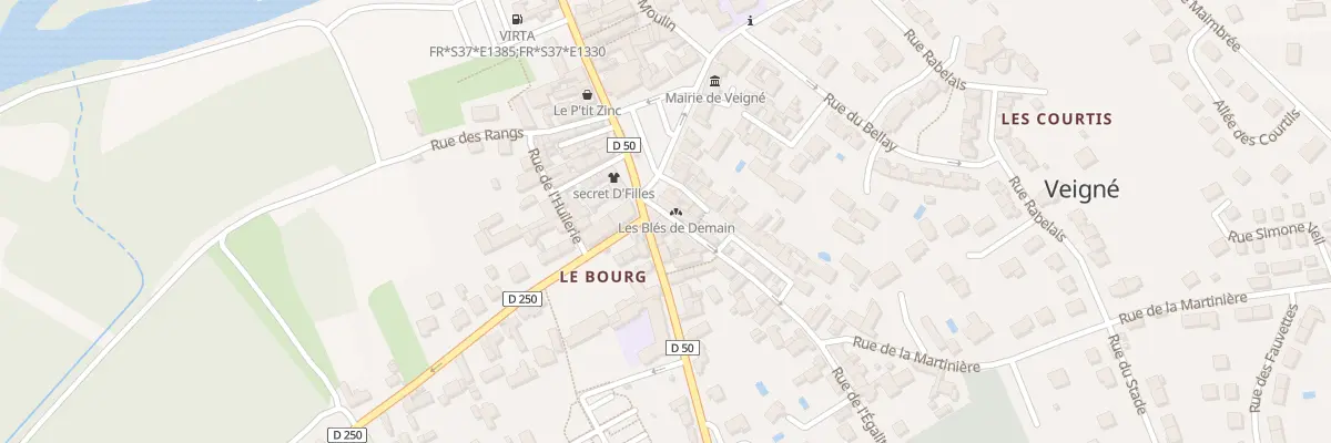 Plan du 1 Rue de l’Egalité à Veigné