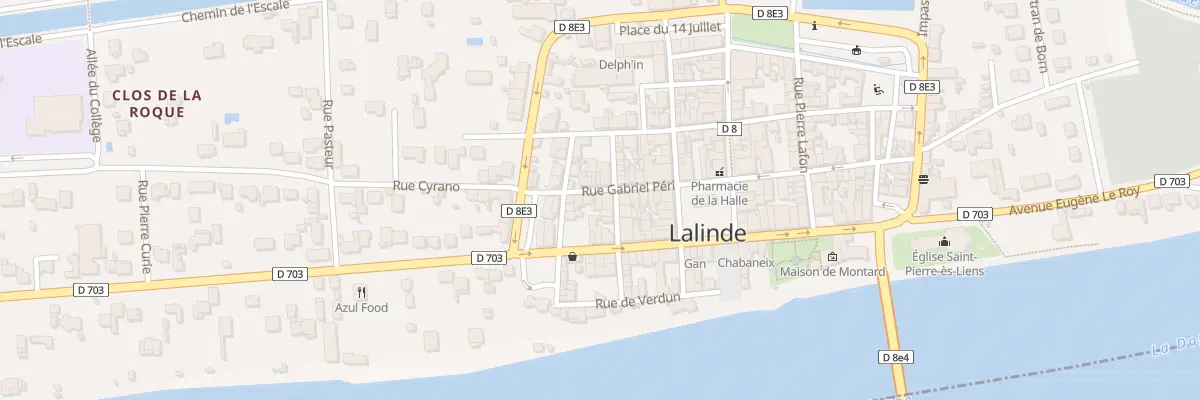 Plan du 53 Rue Gabriel Péri à Lalinde
