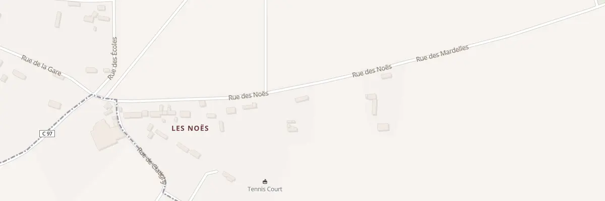 Plan du 15 Rue des Noes à Ambenay