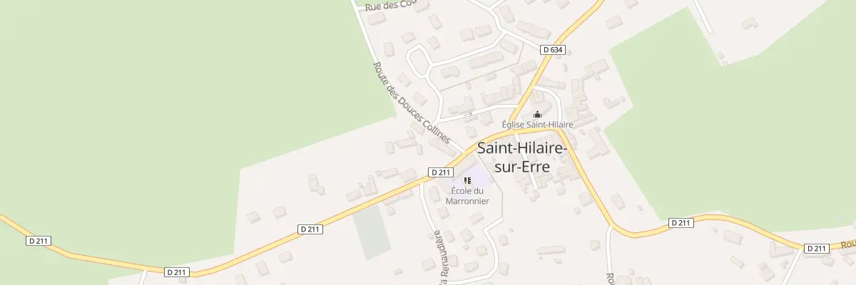 Plan du 2 Rte des Douces Collines à Saint-Hilaire-sur-Erre