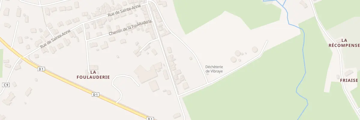 Plan du 133 Rue des Sablons à Vibraye