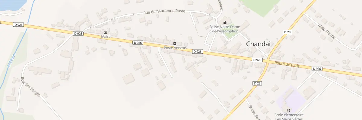 Plan du 45 Rte de Paris à Chandai