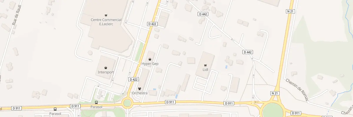 Plan du 9015 La Justice à Villeneuve-sur-Lot