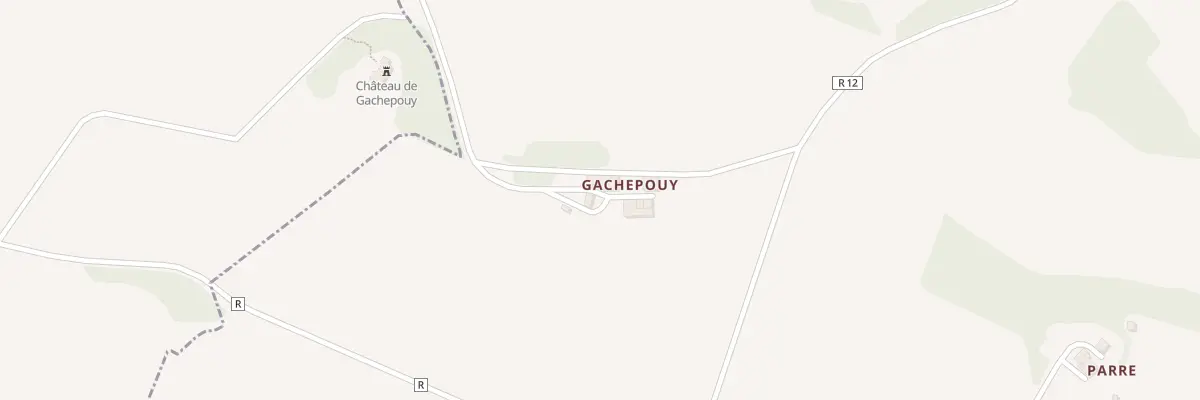 Plan du 5331 Gachepouy à Miradoux