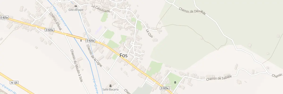 Plan du 209 Village à Fos