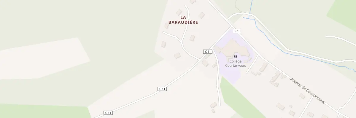 Plan du 7 La Baraudiere à Bessé-sur-Braye