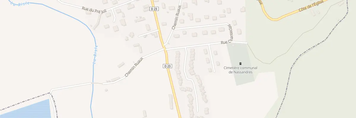 Plan du 38 Rue des Landettes à Nassandres sur Risle