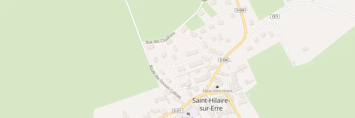 Plan du 13 Fg Faubourg de la Liberte à Saint-Hilaire-sur-Erre