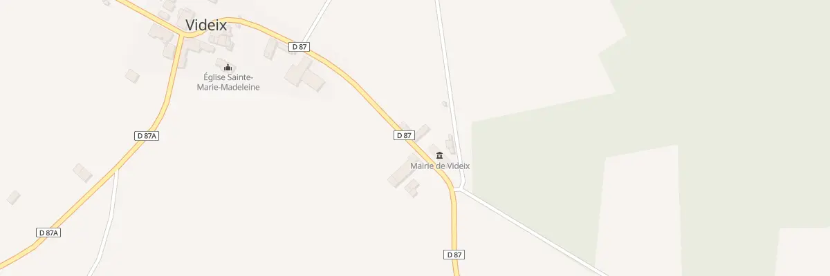 Plan du 5003 Le Bourg à Videix