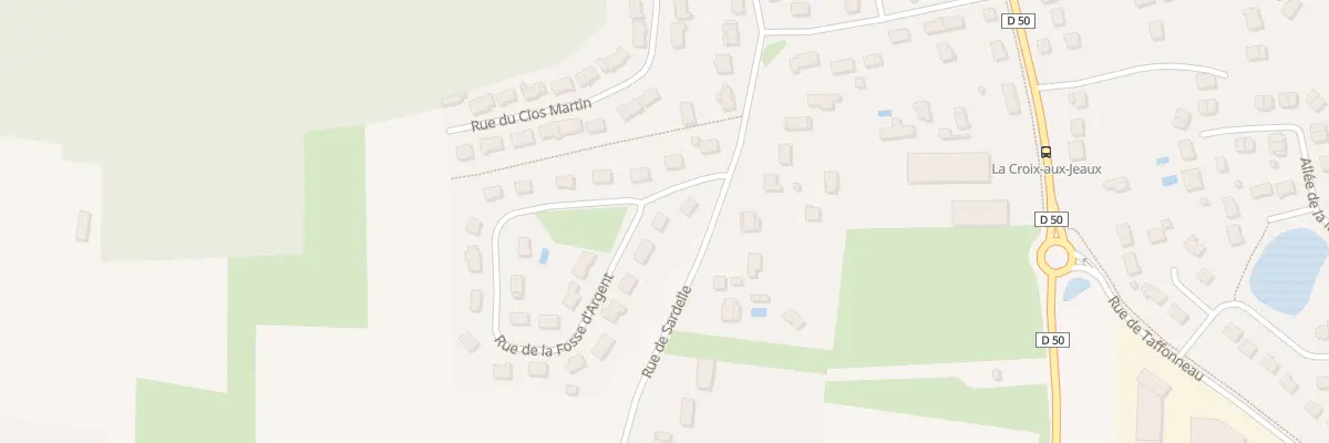 Plan du 37 Rue de la Fosse d’Argent à Veigné