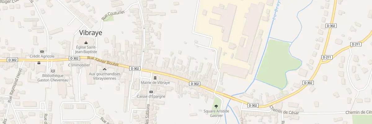 Plan du 35 Rue de la Rivière à Vibraye