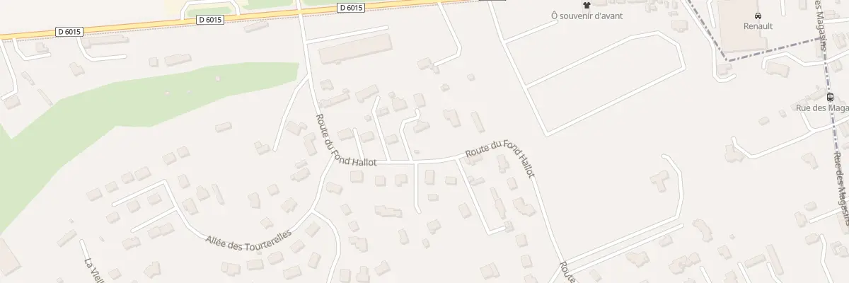 Plan du 366 Rte du Fond Hallot à Valliquerville