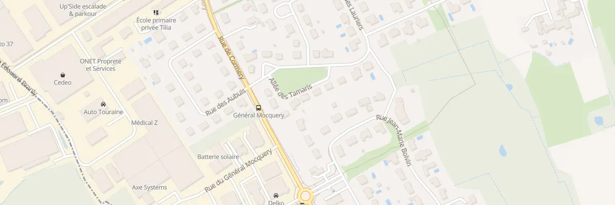 Plan du 9 All des Tamaris à Saint-Avertin