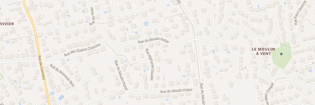 Plan du 4 Rue Alphonse Daudet à Saint-Avertin