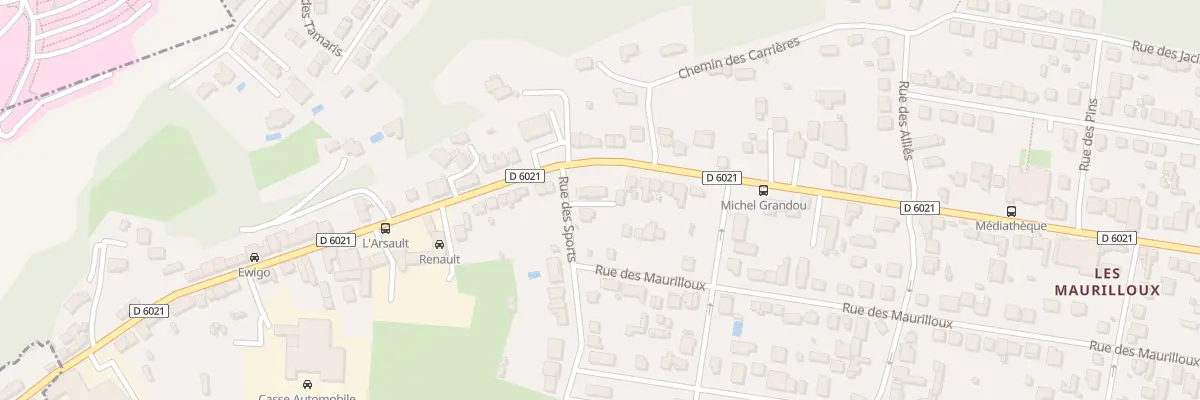Plan du 1 Rue des Sports à Trélissac