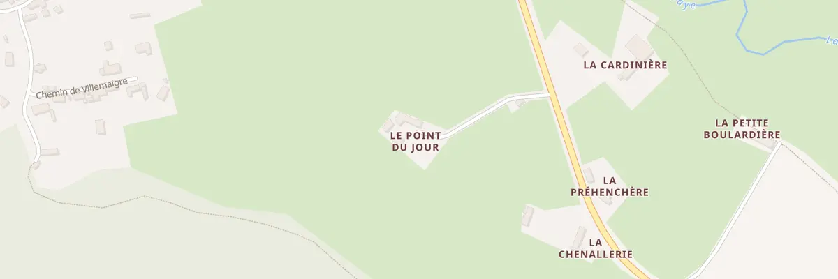 Plan du 16 Rte de Saint Calais à Vibraye