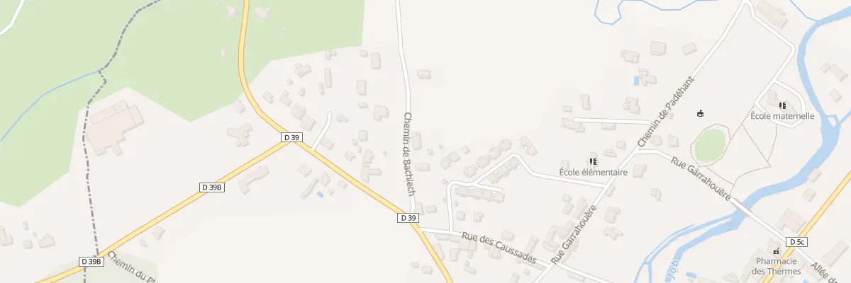 Plan du 86 Chem de Bachiech à Encausse-les-Thermes