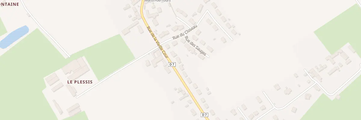 Plan du 5 Rue de la Vieille Cour à Courgenard