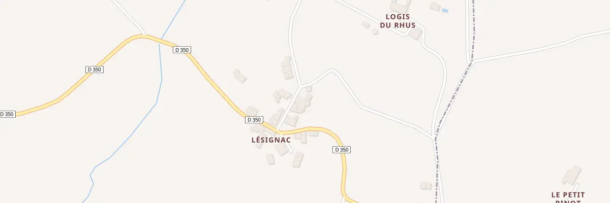 Plan du 5193 Lesignac à Saint-Maurice-des-Lions