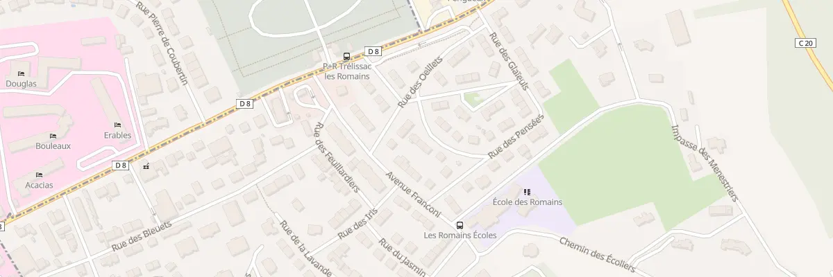 Plan du 10 Rue des Marguerites à Trélissac