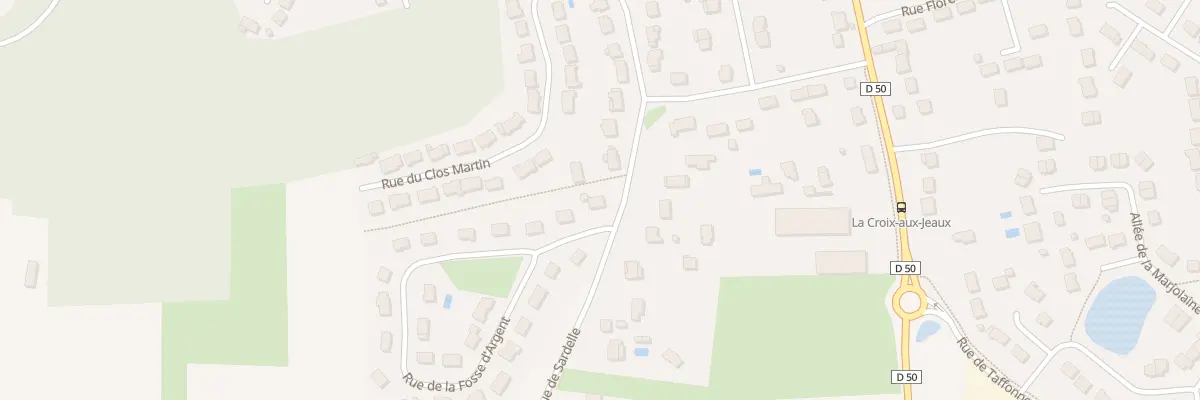 Plan du 1 Rue de la Fosse d’Argent à Veigné