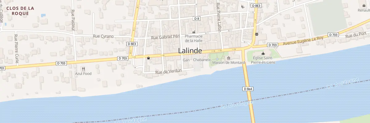 Plan du 6 Rue des Cannelles à Lalinde