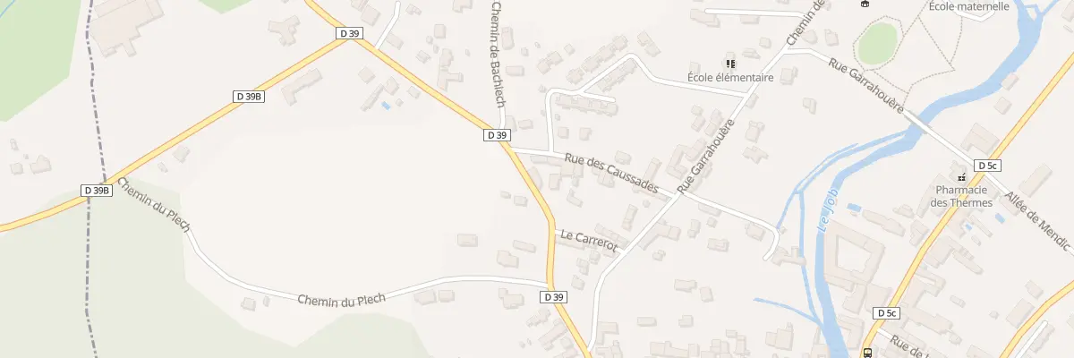 Plan du 127 Caussade à Encausse-les-Thermes