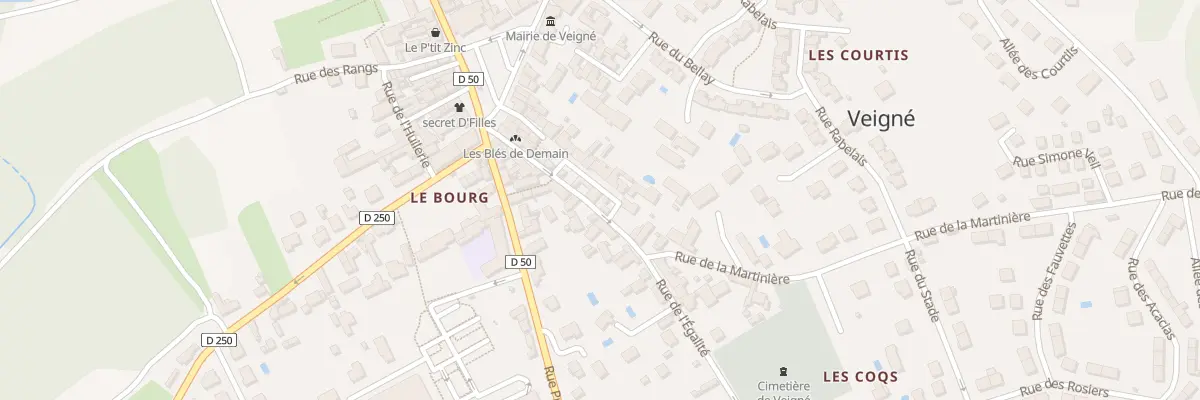 Plan du 4 Rue de l’Egalité à Veigné