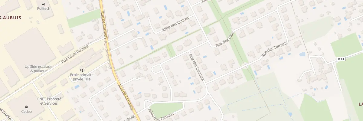 Plan du 1 Rue des Lauriers à Saint-Avertin