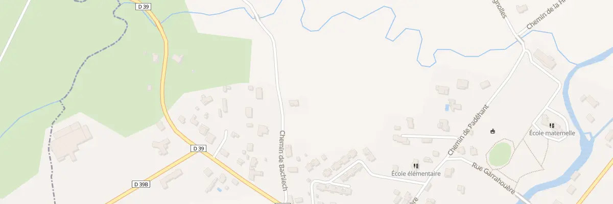Plan du 122 Che de Bachiech à Encausse-les-Thermes