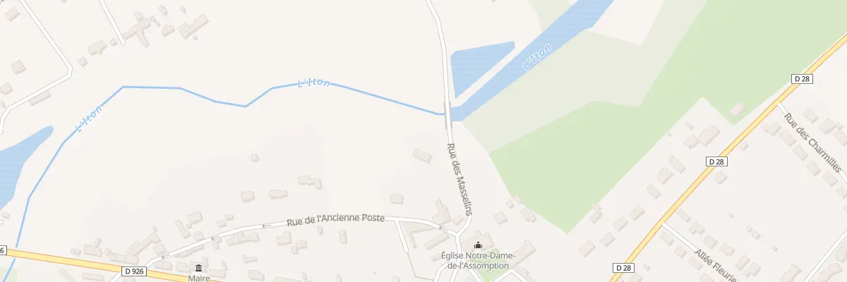 Plan du 1 Rue des Masselins à Chandai
