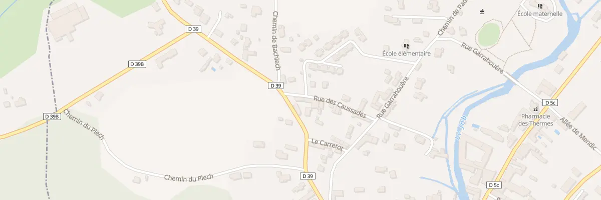 Plan du 128 Caussade à Encausse-les-Thermes