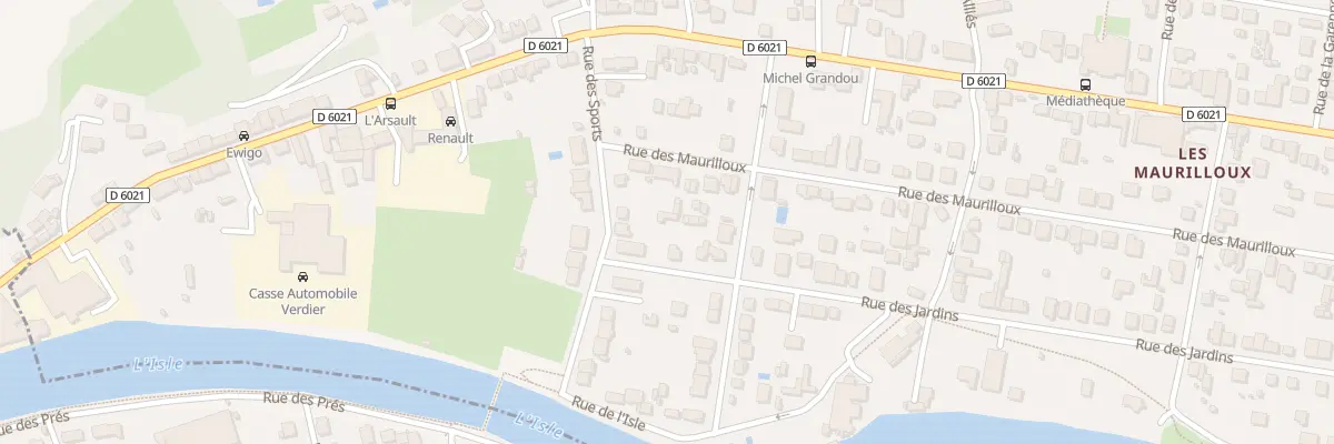 Plan du 6 Rue des Maurilloux à Trélissac