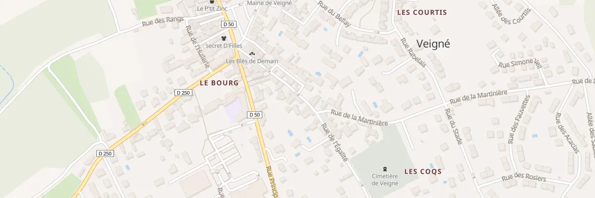Plan du 17 Rue de l’Egalité à Veigné