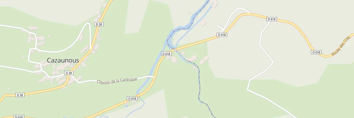 Plan du 39 Moulete à Cazaunous