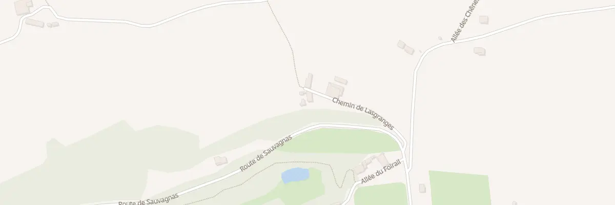 Plan du 33 Lasgranges à Sauvagnas