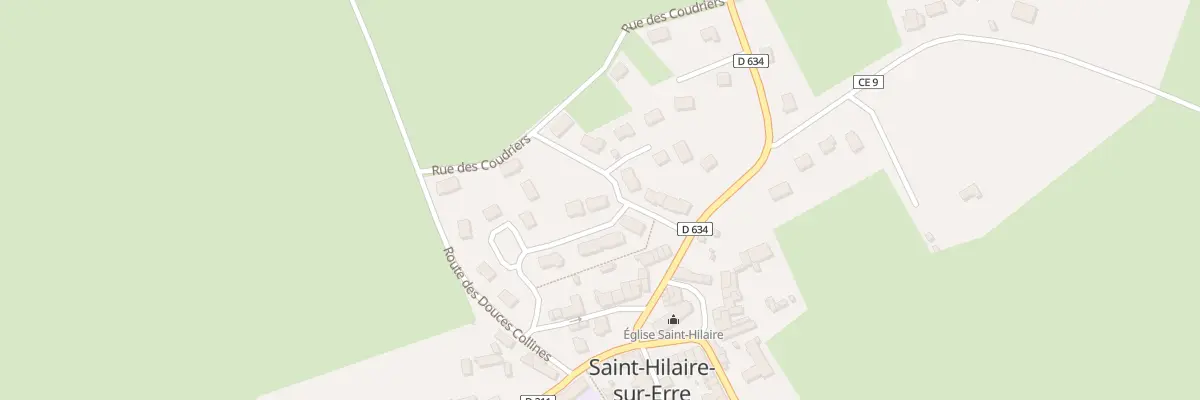 Plan du 9 Fg Faubourg de la Liberte à Saint-Hilaire-sur-Erre
