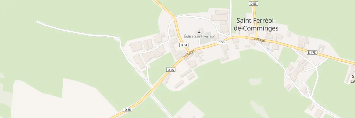 Plan du 14 Le Village à Saint-Ferréol-de-Comminges
