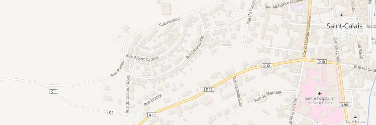 Plan du 19 Rue Joliot Curie à Saint-Calais
