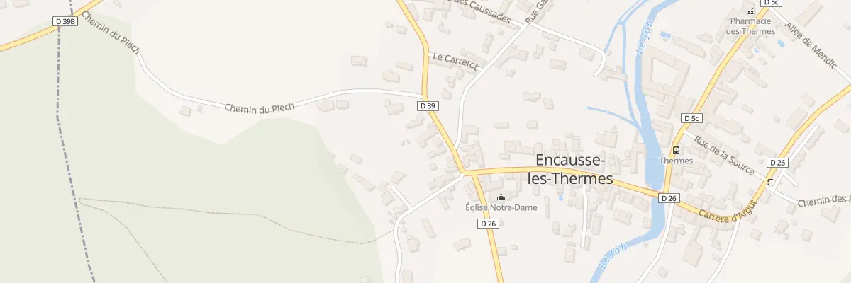 Plan du 53 Rte de Valentine à Encausse-les-Thermes