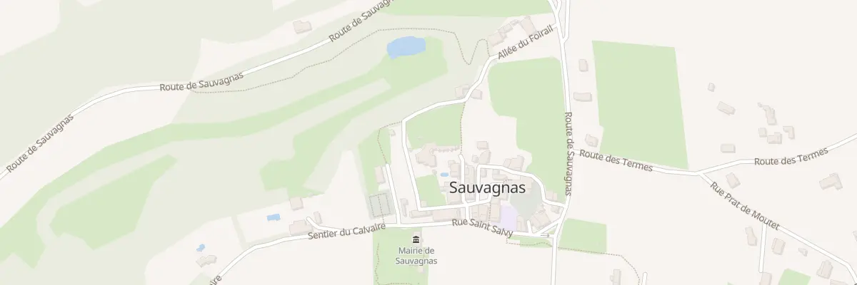 Plan du 5003 Le Bourg à Sauvagnas