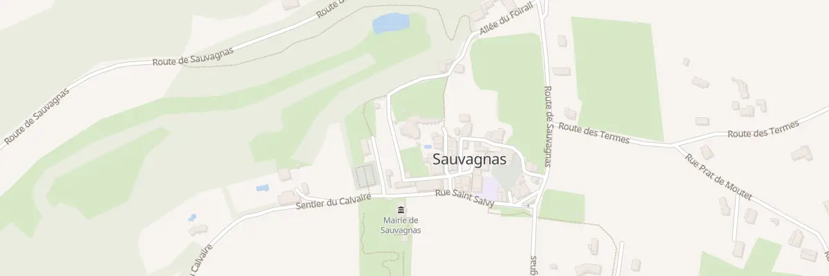 Plan du 5003B Le Bourg à Sauvagnas