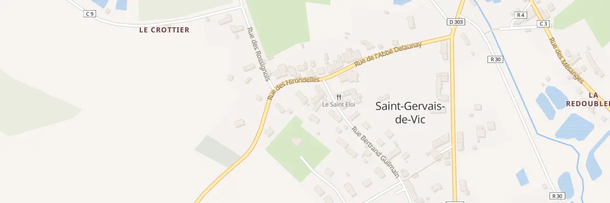 Plan du 1 Rue des Hirondelles à Saint-Gervais-de-Vic